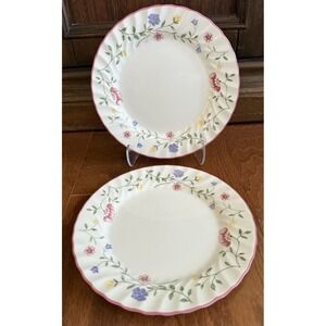 Set of 2 "Summer Chintz" by Johnson Brothers 7-3/4" Salad Plates Made In England